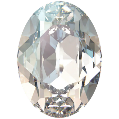 Swarovski Fancy Stones Oval (4120) Crystal Moonlight - Bluestreak Crystals