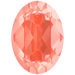 Swarovski Fancy Stones Oval (4120) Crystal Orange Ignite UNFOILED - Bluestreak Crystals