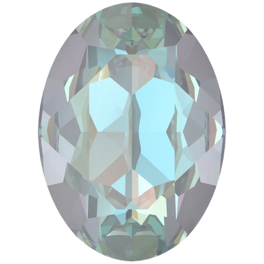 Swarovski Fancy Stones Oval (4120) Crystal Serene Gray Delite UNFOILED - Bluestreak Crystals