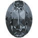 Swarovski Fancy Stones Oval (4120) Crystal Silver Night - Bluestreak Crystals