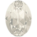Swarovski Fancy Stones Oval (4120) Crystal Silver Shade - Bluestreak Crystals