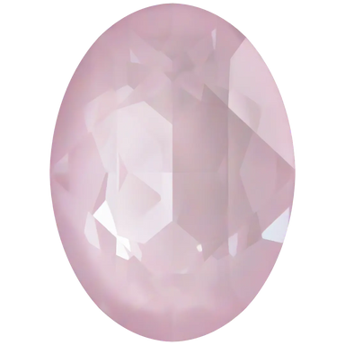 Swarovski Fancy Stones Oval (4120) Crystal Soft Rose Ignite - Bluestreak Crystals