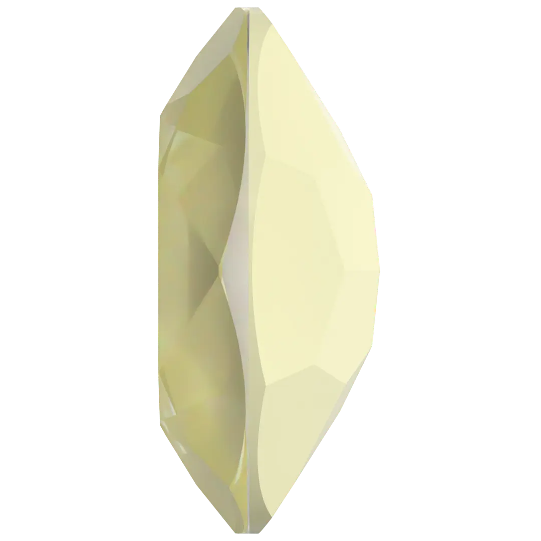 Swarovski Fancy Stones Oval (4120) Crystal Soft Yellow Ignite - Bluestreak Crystals