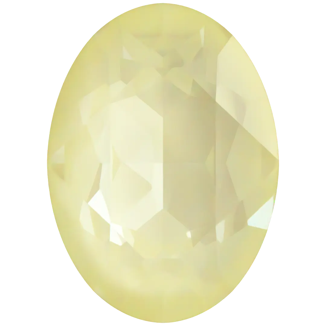 Swarovski Fancy Stones Oval (4120) Crystal Soft Yellow Ignite - Bluestreak Crystals