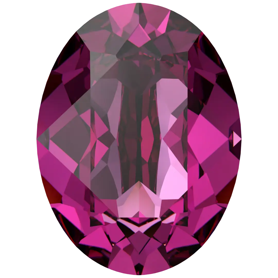 Swarovski Fancy Stones Oval (4120) Dark Rose - Bluestreak Crystals
