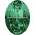 Swarovski Fancy Stones Oval (4120) Emerald-Swarovski Fancy Stones-6x4mm - Pack of 360 (Wholesale)-Bluestreak Crystals