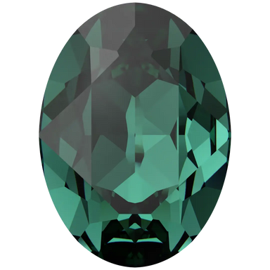 Swarovski Fancy Stones Oval (4120) Emerald - Bluestreak Crystals