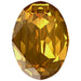 Swarovski Fancy Stones Oval (4120) Golden Topaz - Bluestreak Crystals