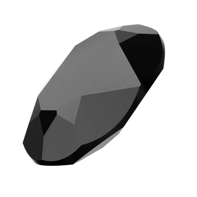 Swarovski Fancy Stones Oval (4120) Jet UNFOILED - Bluestreak Crystals