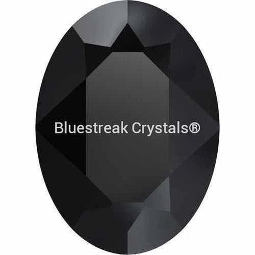 Swarovski Fancy Stones Oval (4120) Jet UNFOILED-Swarovski Fancy Stones-6x4mm - Pack of 360 (Wholesale)-Bluestreak Crystals