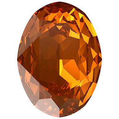 Swarovski Fancy Stones Oval (4120) Light Amber - Bluestreak Crystals