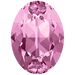 Swarovski Fancy Stones Oval (4120) Light Amethyst - Bluestreak Crystals