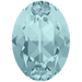 Swarovski Fancy Stones Oval (4120) Light Azore - Bluestreak Crystals
