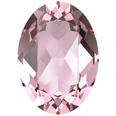 Swarovski Fancy Stones Oval (4120) Light Rose - Bluestreak Crystals