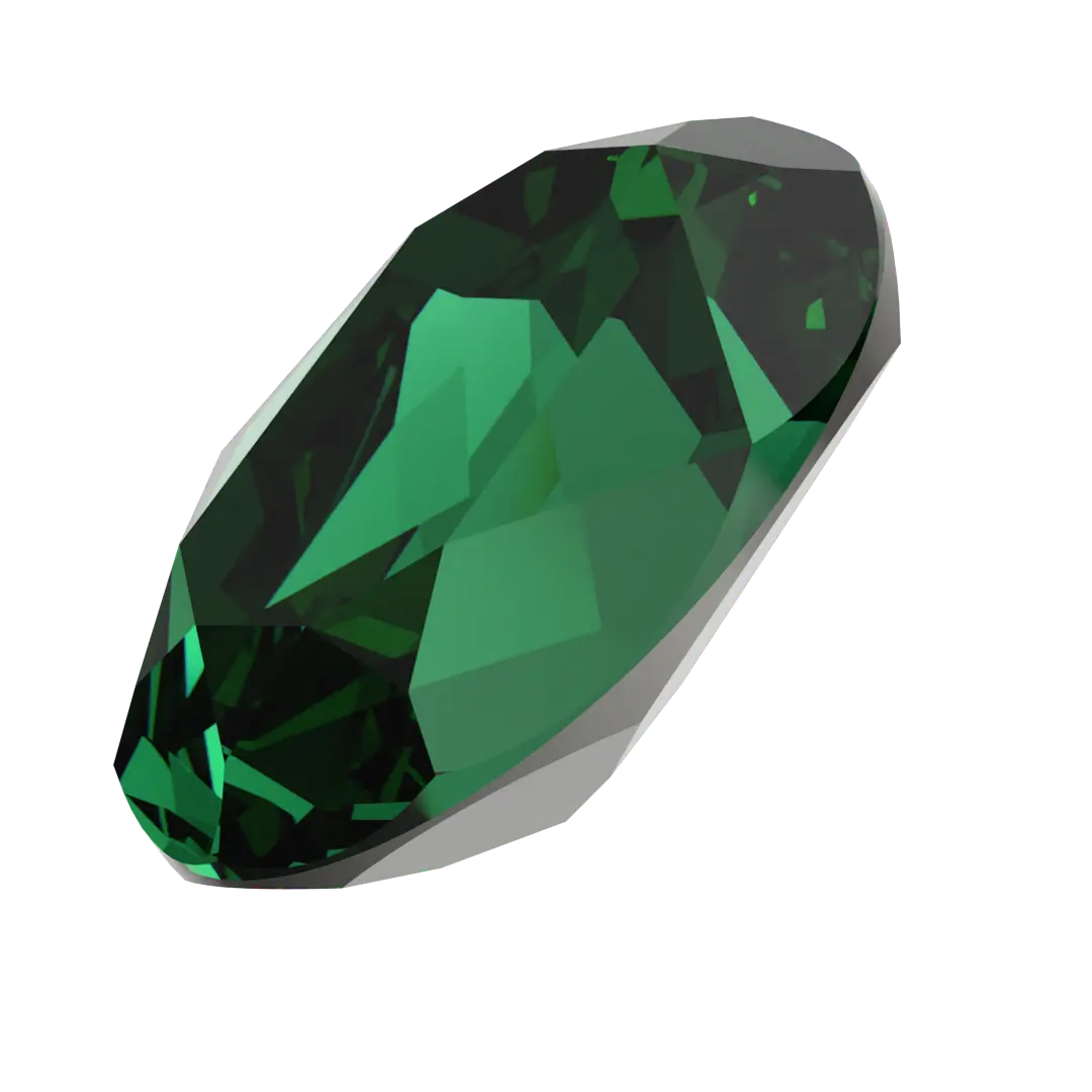Swarovski Fancy Stones Oval (4120) Majestic Green - Bluestreak Crystals