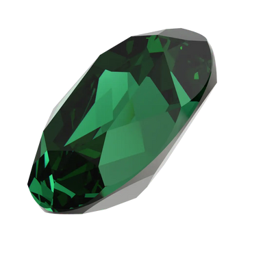 Swarovski Fancy Stones Oval (4120) Majestic Green - Bluestreak Crystals