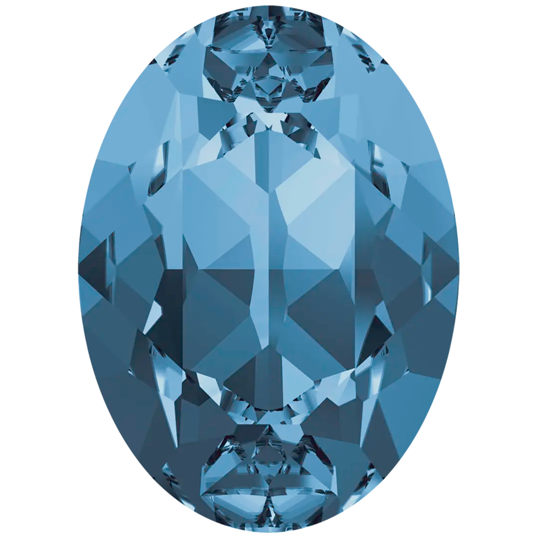 Swarovski Fancy Stones Oval (4120) Montana - Bluestreak Crystals