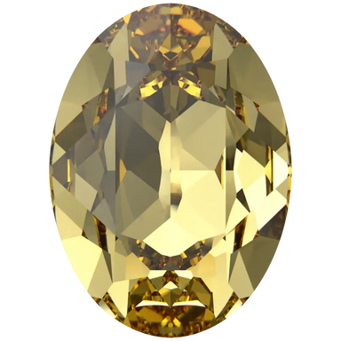 Swarovski Fancy Stones Oval (4120) Recreated Dark Jonquil - Bluestreak Crystals