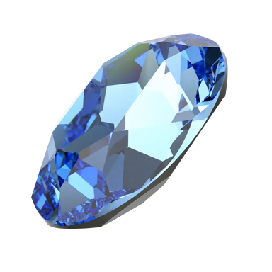 Swarovski Fancy Stones Oval (4120) Recreated Ice Blue - Bluestreak Crystals