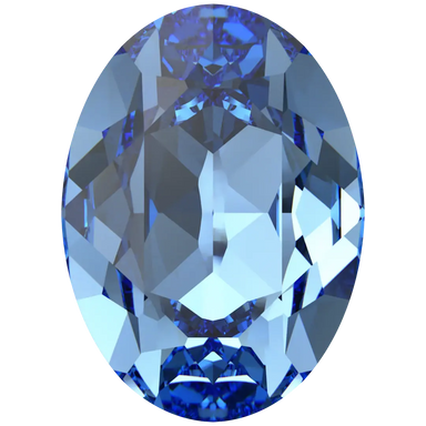 Swarovski Fancy Stones Oval (4120) Recreated Ice Blue - Bluestreak Crystals