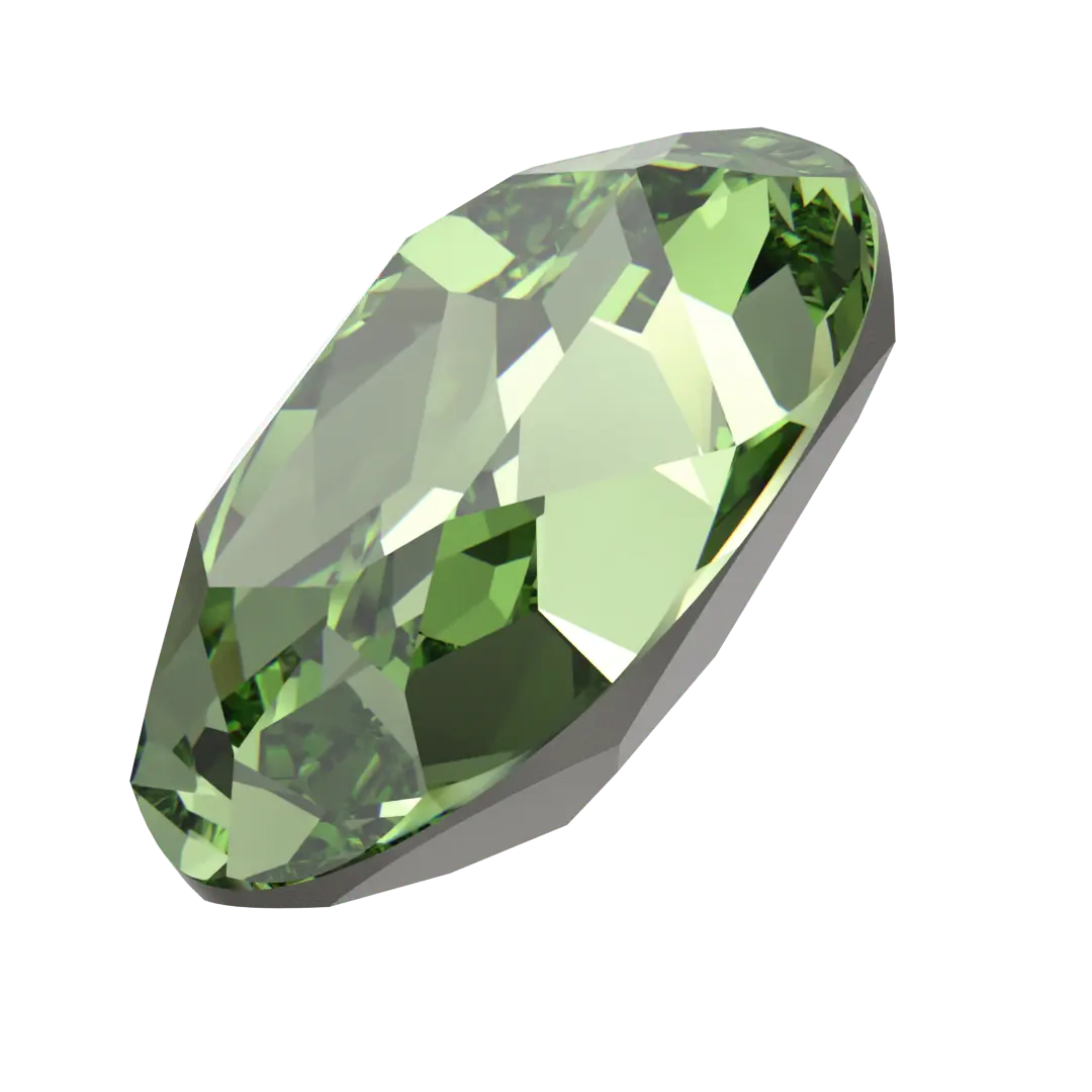 Swarovski Fancy Stones Oval (4120) Recreated Peridot - Bluestreak Crystals