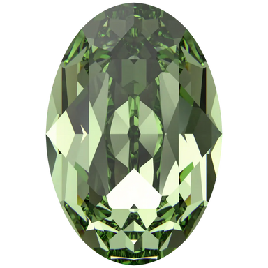 Swarovski Fancy Stones Oval (4120) Recreated Peridot - Bluestreak Crystals