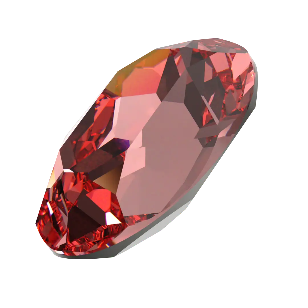 Swarovski Fancy Stones Oval (4120) Rose Peach - Bluestreak Crystals