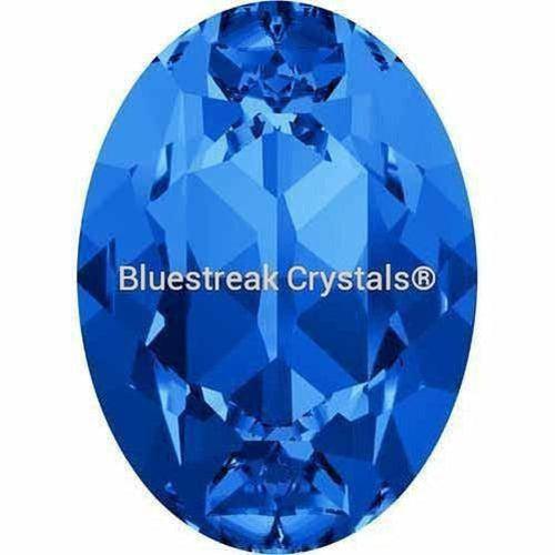 Swarovski Fancy Stones Oval (4120) Sapphire-Swarovski Fancy Stones-6x4mm - Pack of 360 (Wholesale)-Bluestreak Crystals