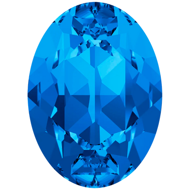 Swarovski Fancy Stones Oval (4120) Sapphire - Bluestreak Crystals