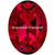 Swarovski Fancy Stones Oval (4120) Scarlet-Swarovski Fancy Stones-6x4mm - Pack of 360 (Wholesale)-Bluestreak Crystals