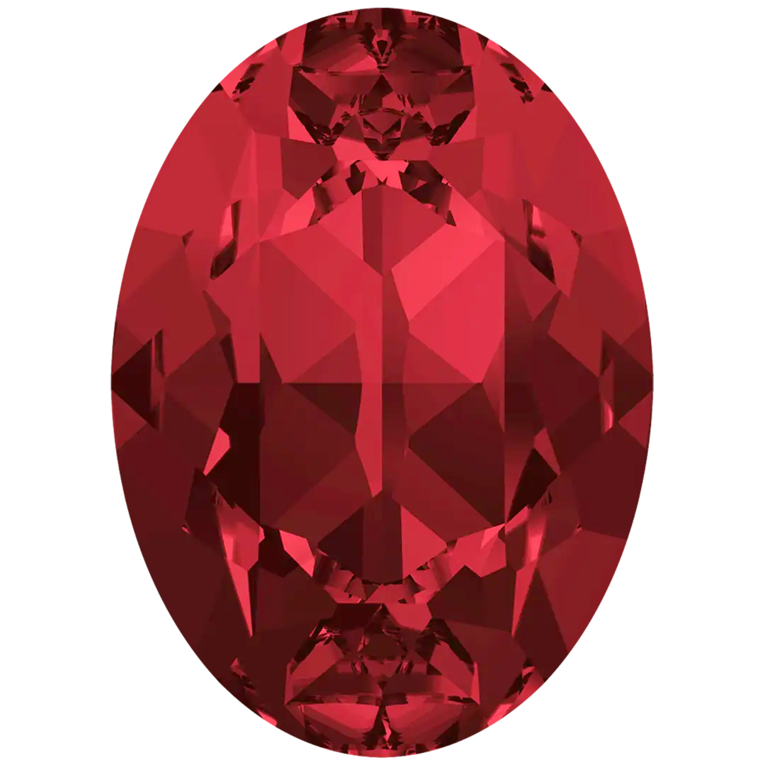 Swarovski Fancy Stones Oval (4120) Siam - Bluestreak Crystals