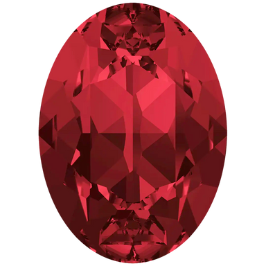 Swarovski Fancy Stones Oval (4120) Siam - Bluestreak Crystals