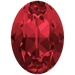 Swarovski Fancy Stones Oval (4120) Siam - Bluestreak Crystals