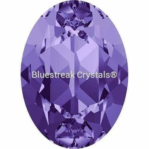 Swarovski Fancy Stones Oval (4120) Tanzanite-Swarovski Fancy Stones-6x4mm - Pack of 360 (Wholesale)-Bluestreak Crystals