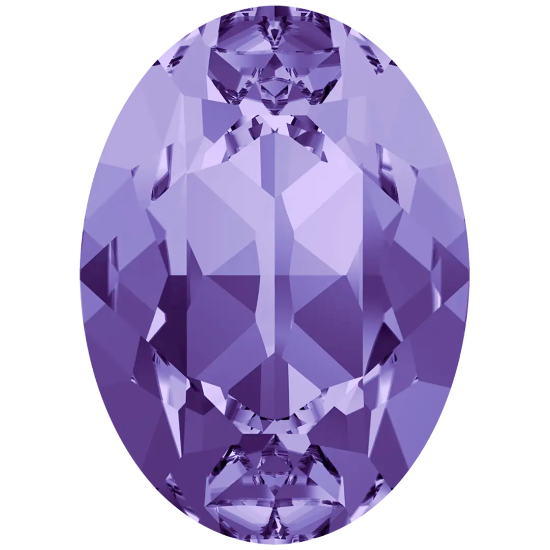 Swarovski Fancy Stones Oval (4120) Tanzanite - Bluestreak Crystals