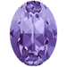 Swarovski Fancy Stones Oval (4120) Tanzanite - Bluestreak Crystals