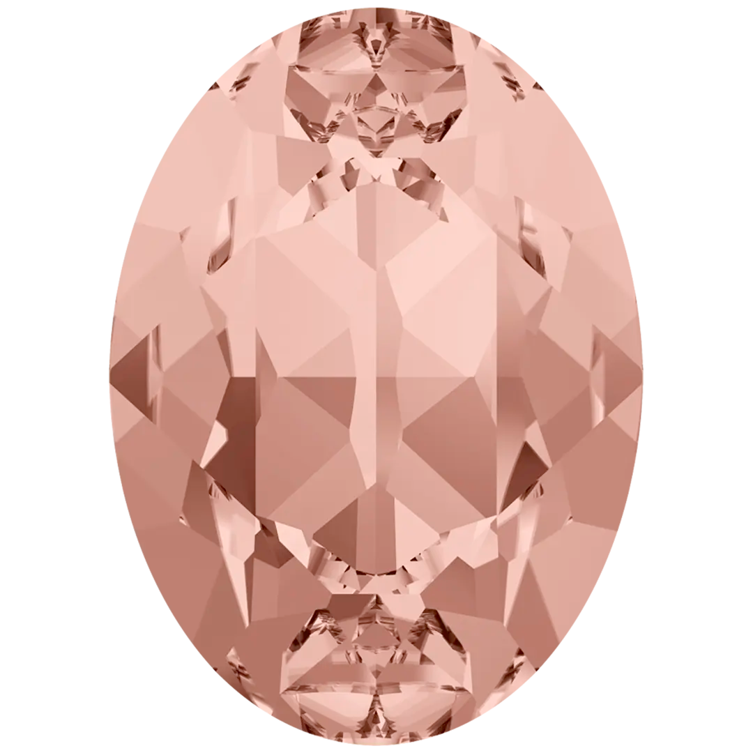 Swarovski Fancy Stones Oval (4120) Vintage Rose - Bluestreak Crystals
