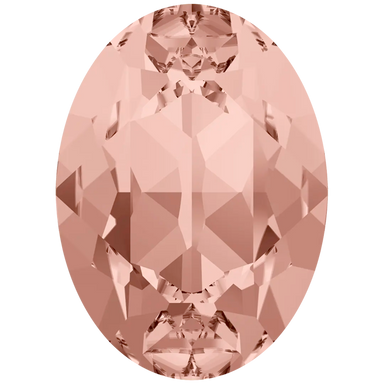Swarovski Fancy Stones Oval (4120) Vintage Rose - Bluestreak Crystals