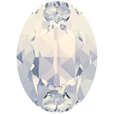 Swarovski Fancy Stones Oval (4120) White Opal - Bluestreak Crystals