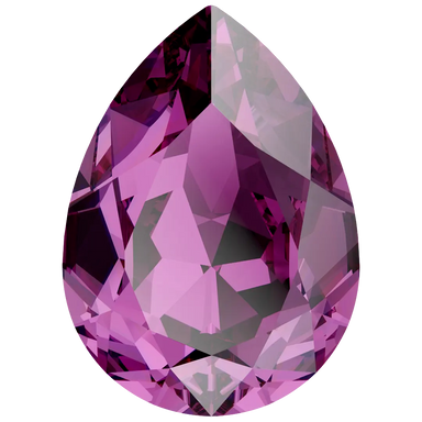 Swarovski Fancy Stones Pear (4320) Amethyst - Bluestreak Crystals