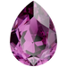 Swarovski Fancy Stones Pear (4320) Amethyst - Bluestreak Crystals