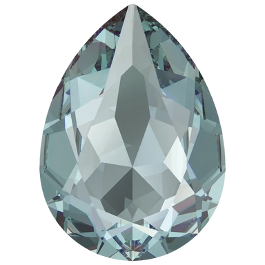 Swarovski Fancy Stones Pear (4320) Aquamarine Ignite UNFOILED - Bluestreak Crystals