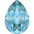 Swarovski Fancy Stones Pear (4320) Aquamarine-Swarovski Fancy Stones-6x4mm - Pack of 360 (Wholesale)-Bluestreak Crystals