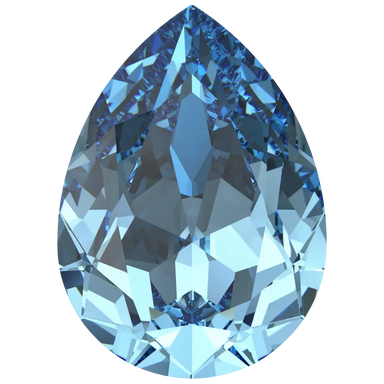 Swarovski Fancy Stones Pear (4320) Aquamarine - Bluestreak Crystals