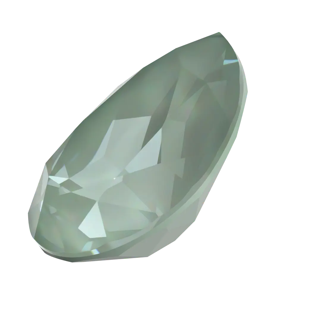 Swarovski Fancy Stones Pear (4320) Crystal Agave Ignite UNFOILED - Bluestreak Crystals