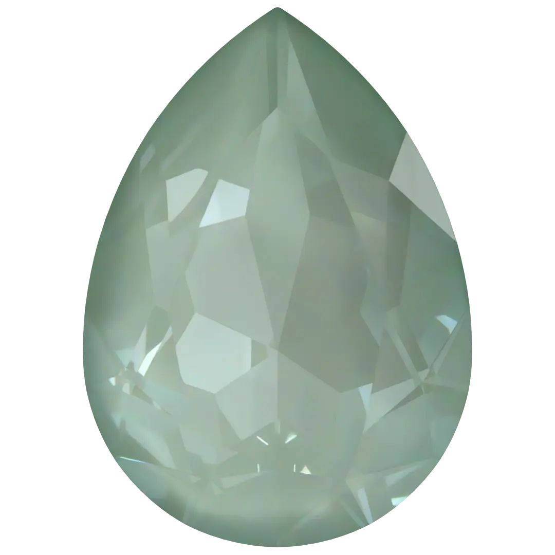 Swarovski Fancy Stones Pear (4320) Crystal Agave Ignite UNFOILED - Bluestreak Crystals