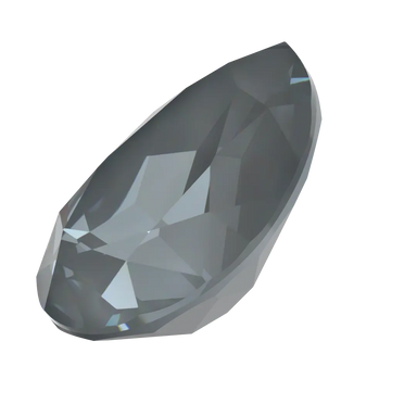 Swarovski Fancy Stones Pear (4320) Crystal Dark Grey Ignite UNFOILED - Bluestreak Crystals