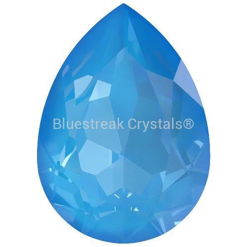 Swarovski Fancy Stones Pear (4320) Crystal Electric Blue Ignite UNFOILED-Swarovski Fancy Stones-14x10mm - Pack of 144 (Wholesale)-Bluestreak Crystals