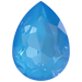 Swarovski Fancy Stones Pear (4320) Crystal Electric Blue Ignite UNFOILED - Bluestreak Crystals