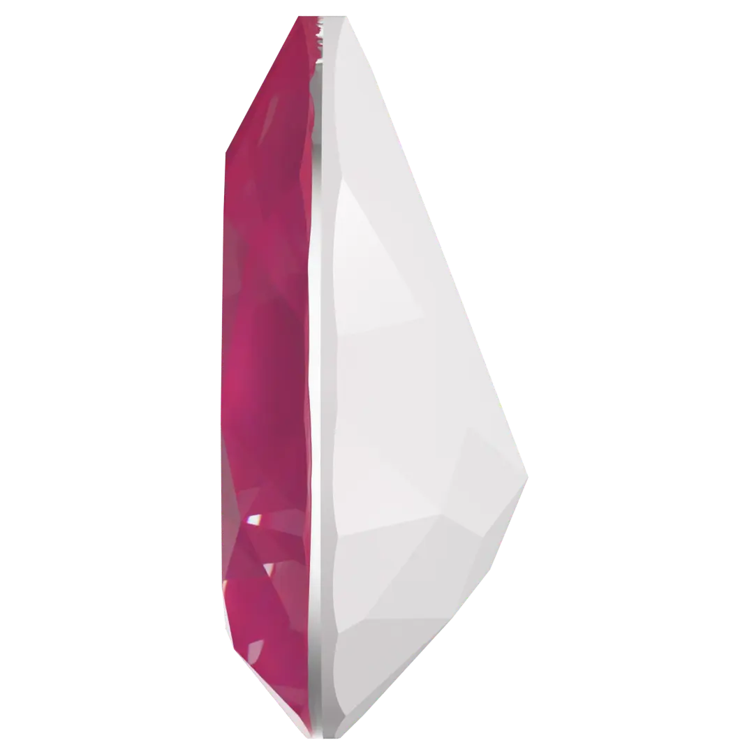 Swarovski Fancy Stones Pear (4320) Crystal Electric Pink Ignite UNFOILED - Bluestreak Crystals
